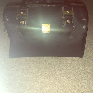 Authentic MCM Boston Nylon Medium